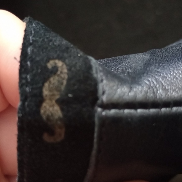 Size 39 8.5 U.S. M.Moustache (ODAJE) Black Leather Zip Up Booties Suede … - Picture 15 of 15